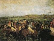 Edgar Degas The Gentlemen-s Race oil on canvas